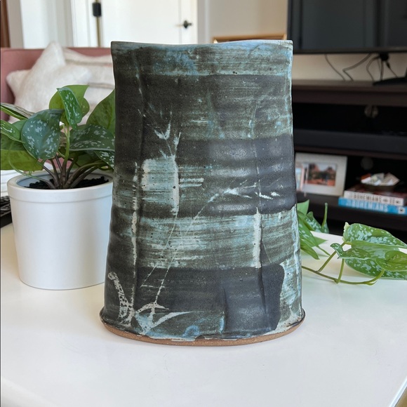 Vintage Handmade Pottery Vase Decor - Picture 3 of 17